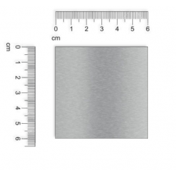 Plaque QR Code – métal brossé – Ep 2mm