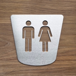 Pictogramme hommes / femmes toilettes - 170x160
