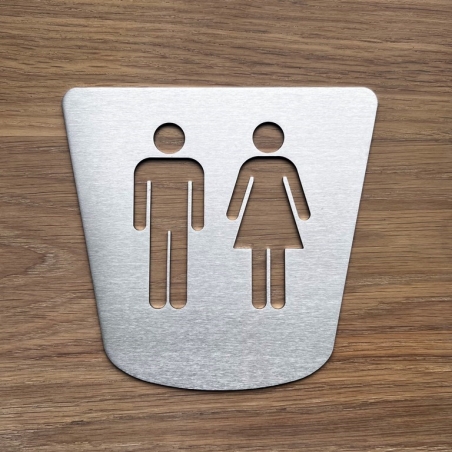 Pictogramme hommes / femmes toilettes - 170x160