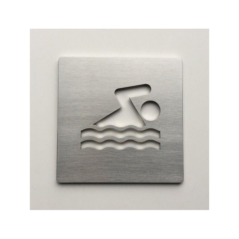 Pictogramme Piscine - 100x100 ep2mm