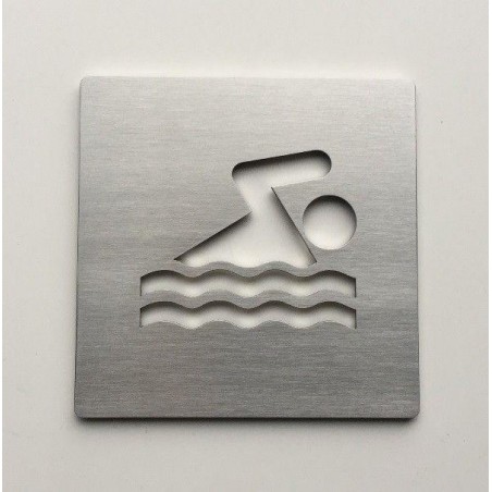 Pictogramme Piscine - 100x100 ep2mm