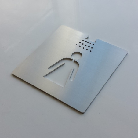 Pictogramme douche femme - 100x100mm ou 150x150mm