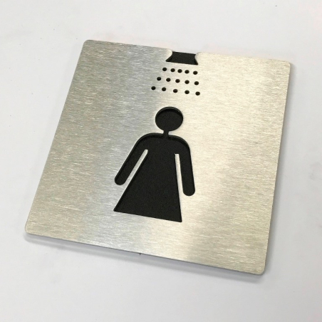 Pictogramme douche femme - 100x100mm ou 150x150mm