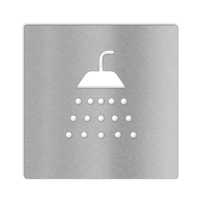 Pictogramme Pommeau de douche - 100x100 ou 150x150 - Epaisseur 2mm