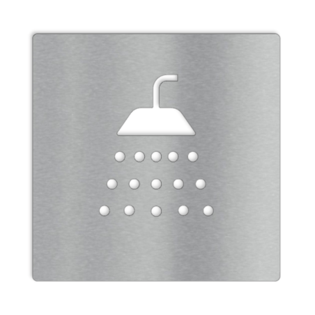 Pictogramme Pommeau de douche - 100x100 ou 150x150 - Epaisseur 2mm