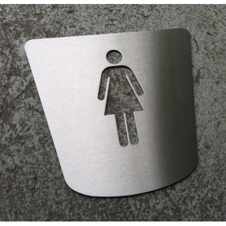 Pictogramme femme toilettes - 170x160 (FIN DE SERIE)