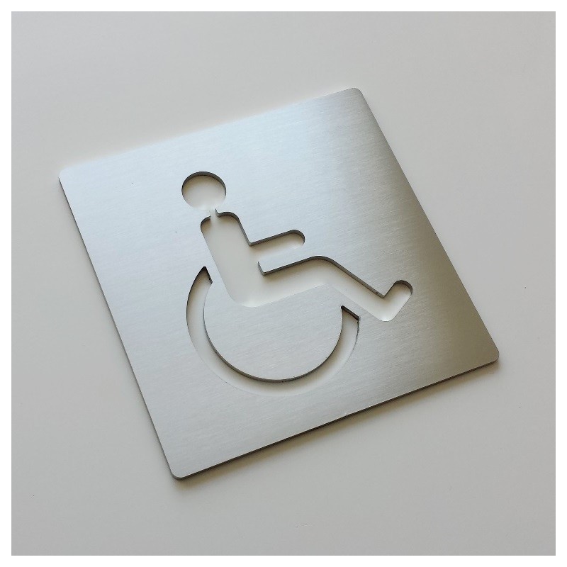 Pictogramme fauteuil PMR - 100x100 ou 150x150mm