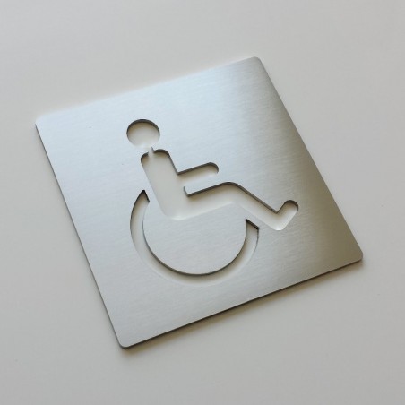 Pictogramme fauteuil PMR - 100x100 ou 150x150mm