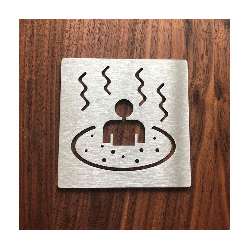 Pictogramme jacuzzi - 100x100 ou 150x150mm