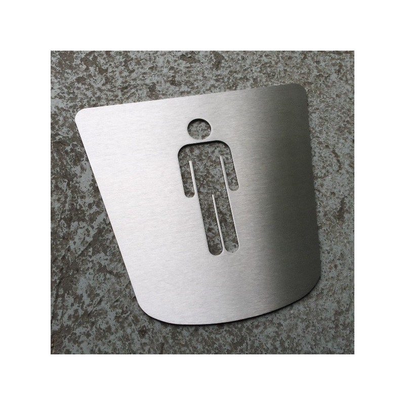 Pictogramme homme toilettes - 170x160