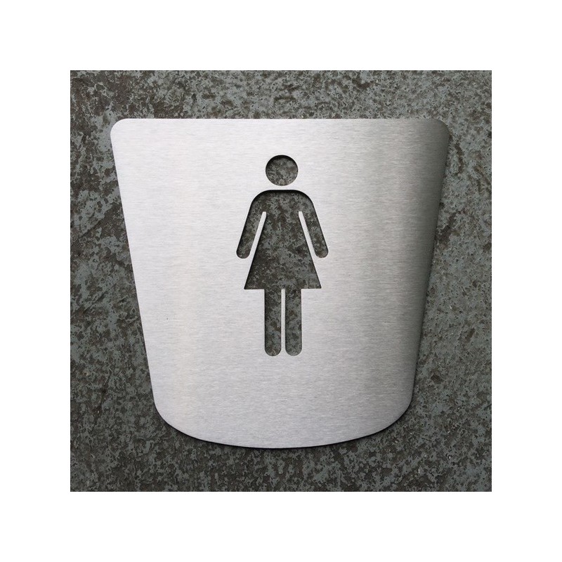 Pictogramme femme toilettes - 170x160