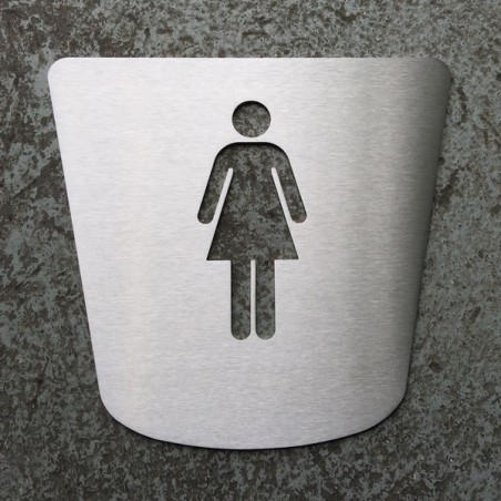 Pictogramme femme toilettes - 170x160