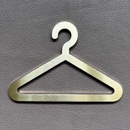 Pictogramme en laiton - Cintre - 100 ou 150mm