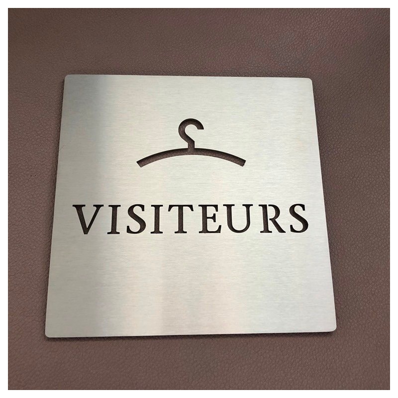 Pictogrammes Vestiaire Visiteurs - 100x100 ou 150x150mm