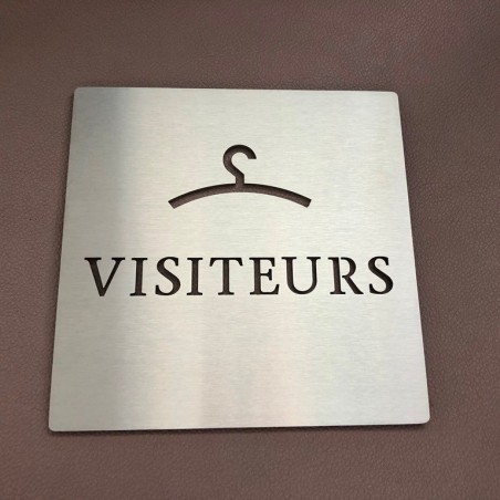 Pictogrammes Vestiaire Visiteurs - 100x100 ou 150x150mm