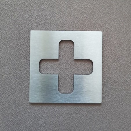 Pictogramme inox Premiers Secours - 100x100 ou 150x150